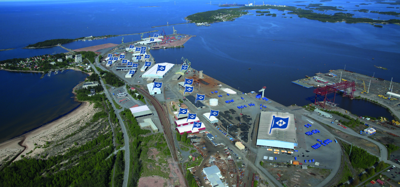 hacklin port service - storage in Mäntyluoto, Pori.