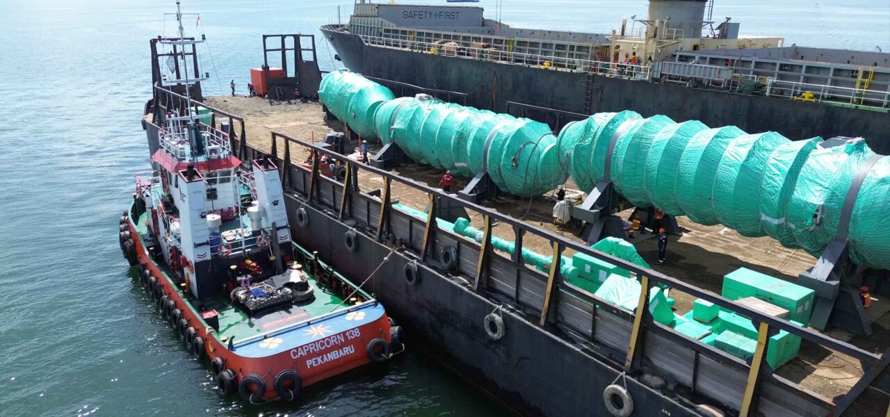 Hacklin Group project cargo loading into vessel in Indonesia picture